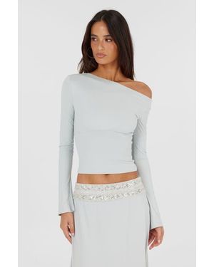 Sasha Therese Claudette Top - White