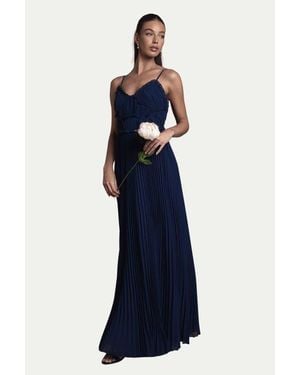 Oasis Bridesmaid Dress With Ruffle Detail - Blue