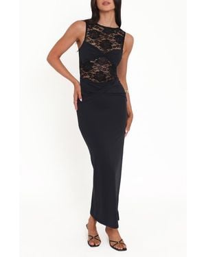 Petal & Pup Tinashe Lace Body-Con Dress - Black