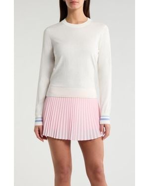 G/FORE Cooling Cotton Blend Golf Sweater - Pink