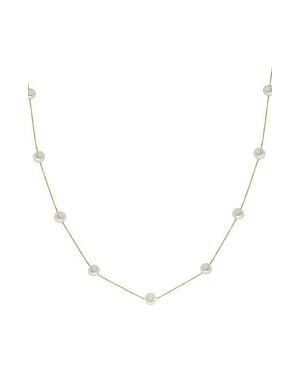 Effy 14K Freshwater Pearl Layered Necklace, - White