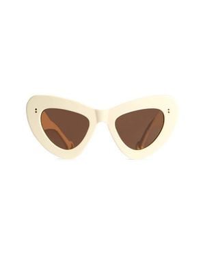 JW Anderson 49Mm Butterfly Sunglasses - White