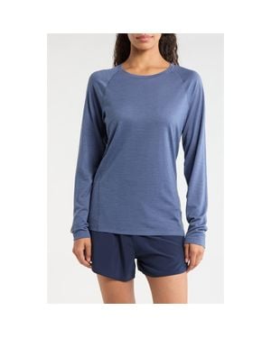 Smartwool Classic All Season Merino Wool Base Layer Long Sleeve T-Shirt - Blue