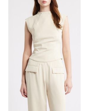 Odd Muse The Ultimate Muse Cap Sleeve Top - Natural