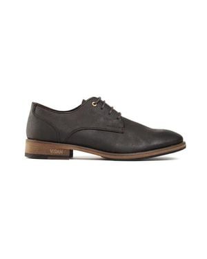 V.GAN LONDON Oatmeal 2 Derby Shoes - Brown