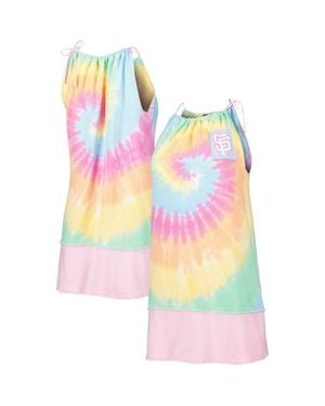 Refried Apparel San Francisco Giants Tie-Dye Tank Dress - Green