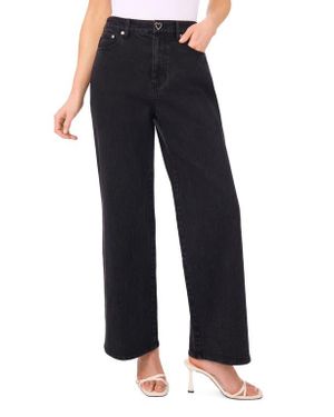 Cece Classic High Waist Wide Leg Jeans - Blue