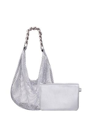 Nina Racquel Shoulder Bag - Gray