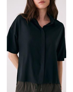Lolë Olivie Boxy Shirt - Black