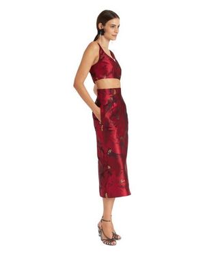La DoubleJ Baia Crop Top - Red