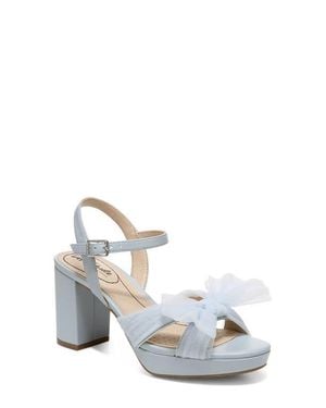 LifeStride Last Dance Platform Sandal - White