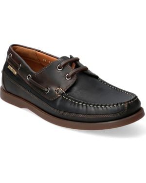 Mephisto Boating Water Resistant Boat Shoe - Black