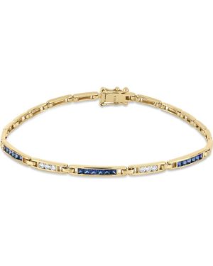 Bony Levy 18K El Mar Gemstone And Natural Diamond Line Bracelet - Metallic