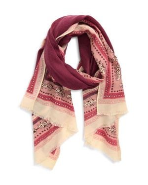 Echo Embroidered Rug Wrap