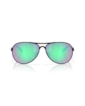 Oakley Feedback 59Mm Pilot Aviator Sunglasses - Green