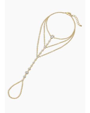 Electric Picks Bowie Hand Chain - White