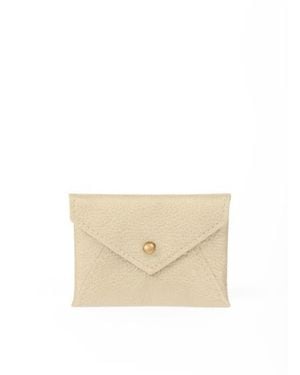 Deux Mains Coin Pouch - White