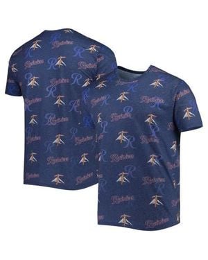 Boxercraft Tacoma Rainiers Allover Print Crafted T-shirt At Nordstrom - Blue