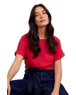 Celtic & Co. Cotton Crew Neck T-Shirt - Red