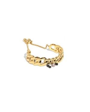 ZARUX Three Charms Cuff - Metallic