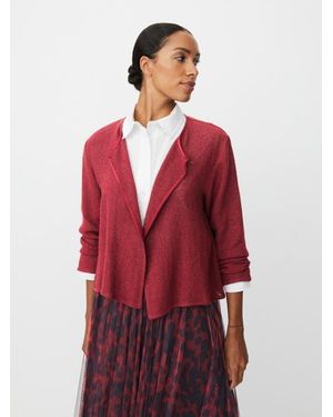 Masai Majulitta Open Front Bouclé Jacket - Red