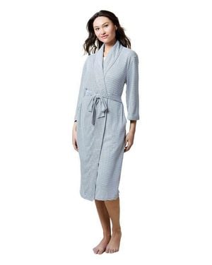 Softies Dream Shawl Collar Robe - Blue