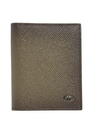 Ferragamo Micro Gancio Leather Tall Bifold Wallet - Multicolor