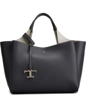 Tod's Mini Leather Tote - Black
