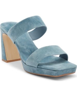 Jeffrey Campbell Danity Platform Slide Sandal - Blue