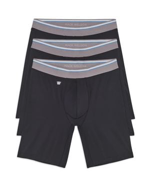 Mack Weldon 3-Pack Endurance Fx Boxer Briefs - Black