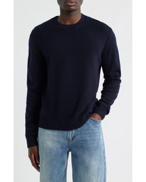 Madewell Crewneck Heritage Merino Wool Sweater - Blue