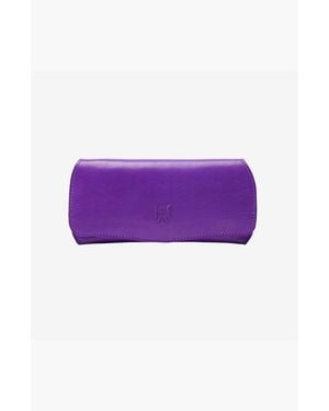Tusk Siam Flap Over Eyeglass Case - Purple
