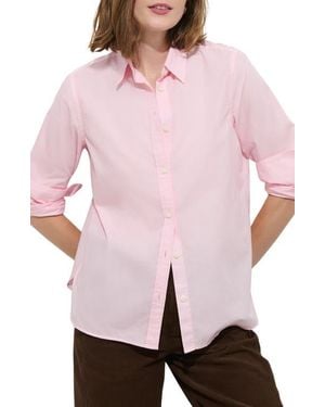Alex Mill Paper Cotton Button-Up Shirt - Pink
