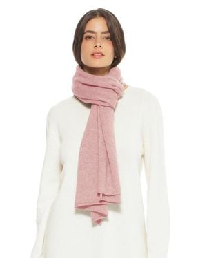 Monticelli Cashmere Pure Cashmere Cloud-Soft Scarf - White