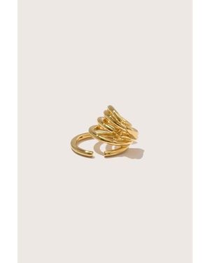 Otiumberg 14Kt Vermeil Chaos Ear Cuff - Metallic