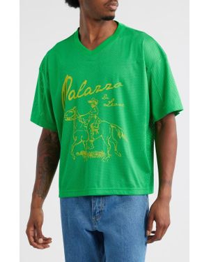 PacSun De Leone Crop Mesh Jersey - Green