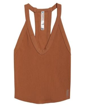 Free People Fp Movement All Clear Crop Racerback Tank - Brown