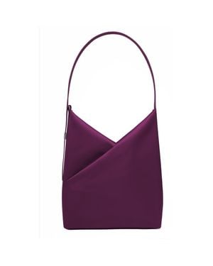 Lux and Nyx Origami Hobo Bag With Detachable 15-Inch Laptop Sleeve For - Purple