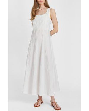 Santorelli Pagina Sleeveless Maxi Dress - White