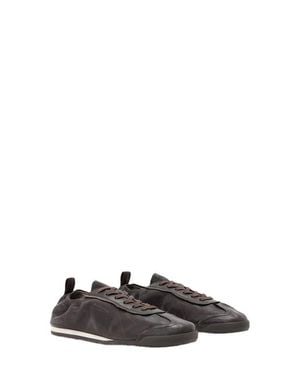 AllSaints Kenny Skive Leather Sneaker - Black