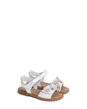 Nero Giardini Kids' Daisy Ankle Strap Sandal - White