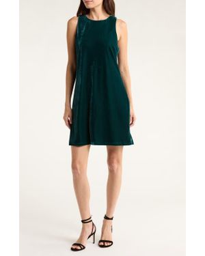 Tommy Bahama Jasmina Velvet Shift Dress - Blue