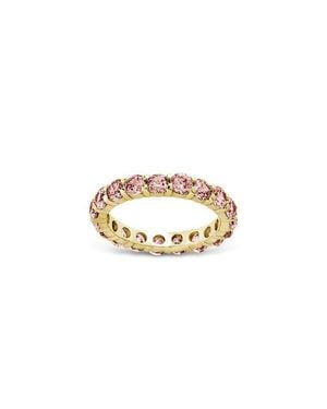 Sterling Forever Gracie Cubic Zirconia Eternity Ring - Metallic