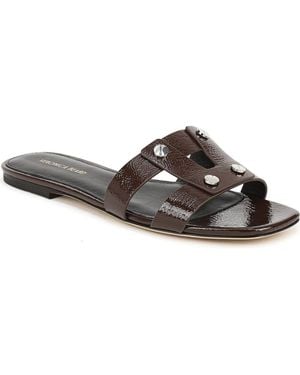Veronica Beard Via Slide Sandal - Brown