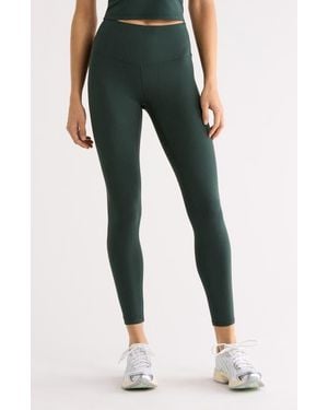 Zella Thrive Rib High Waist 7/8 Leggings - Black
