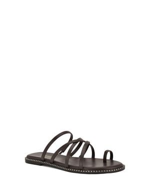 Nine West Digen Toe Loop Sandal - Black