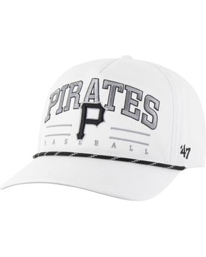 '47 Pittsburgh Pirates Roscoe Speckle Hitch Adjustable Hat - White