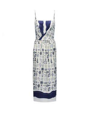 Callas Milano Samantha Print Dress - White