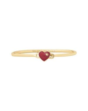 Kate Spade Heart And Spade Enamel Charm Bracelet - Red
