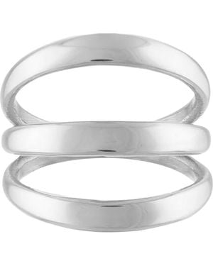 BEN ONI Stacked Lines Ring - Metallic